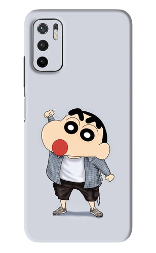 Shinchan Poco M3 Pro 5G Back Skin Wrap