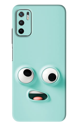 Silly Face Cartoon Poco M3 Pro 5G Back Skin Wrap
