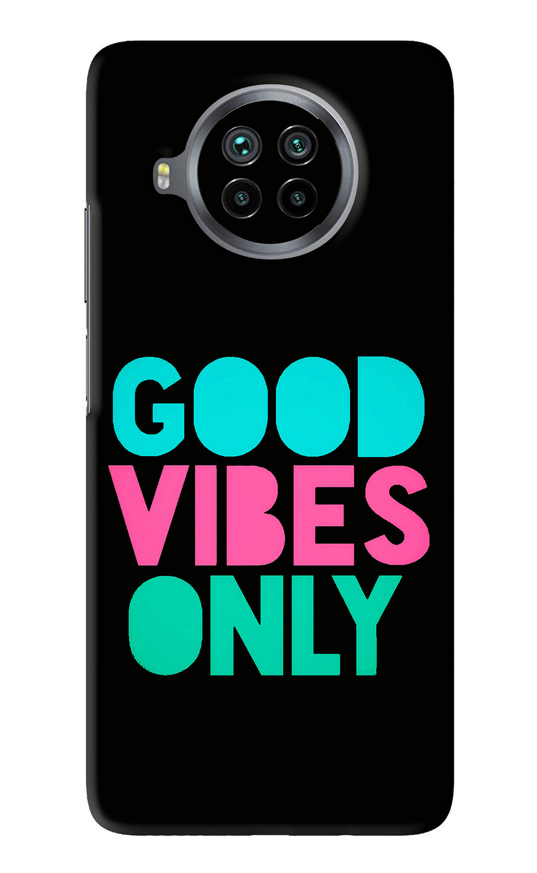 Quote Good Vibes Only Xiaomi Mi 10i Back Skin Wrap