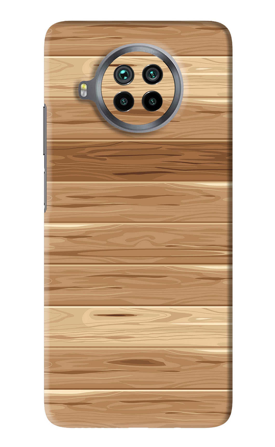 Wooden Vector Xiaomi Mi 10i Back Skin Wrap