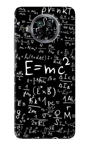 Physics Albert Einstein Formula Xiaomi Mi 10i Back Skin Wrap