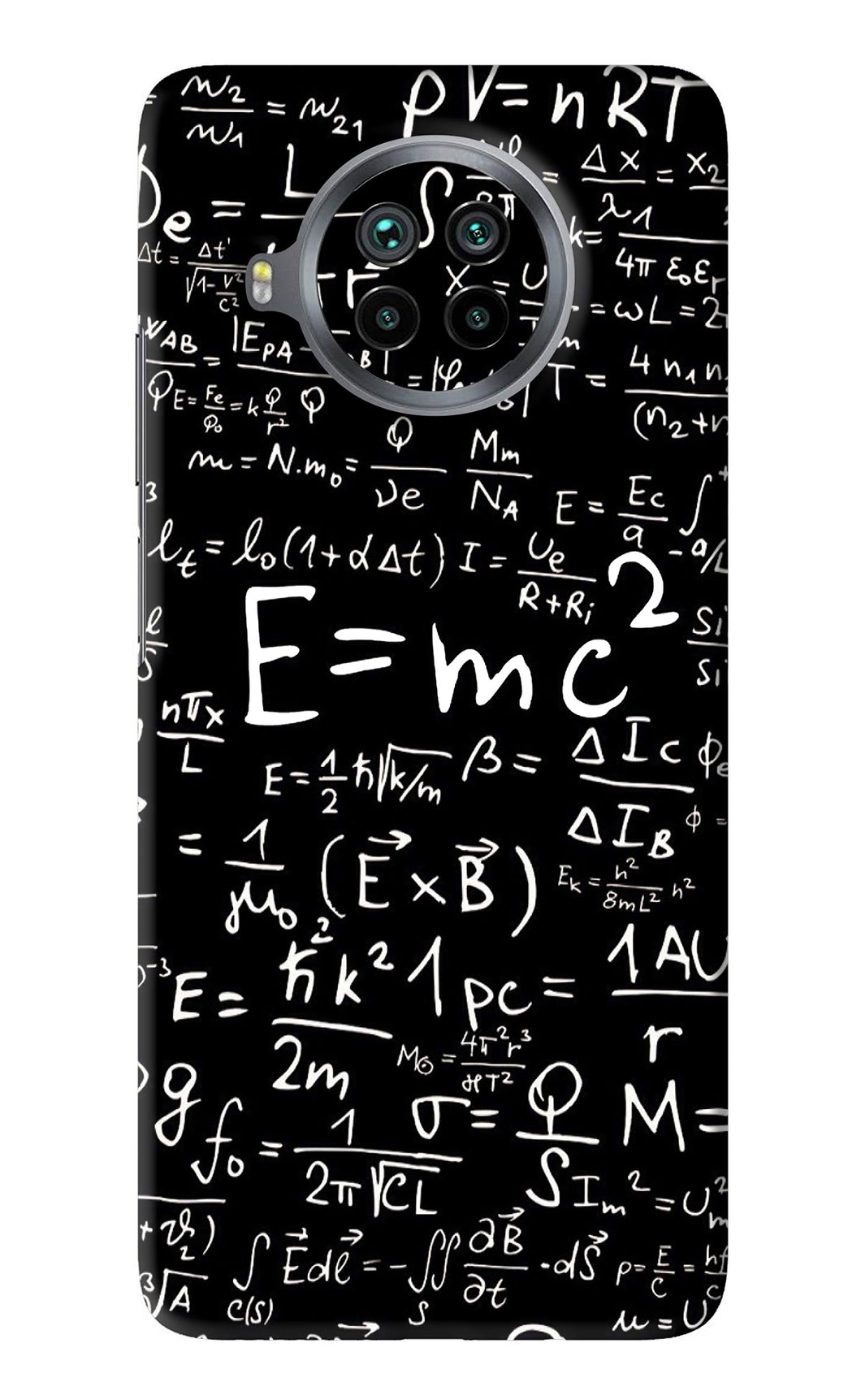 Physics Albert Einstein Formula Xiaomi Mi 10i Back Skin Wrap