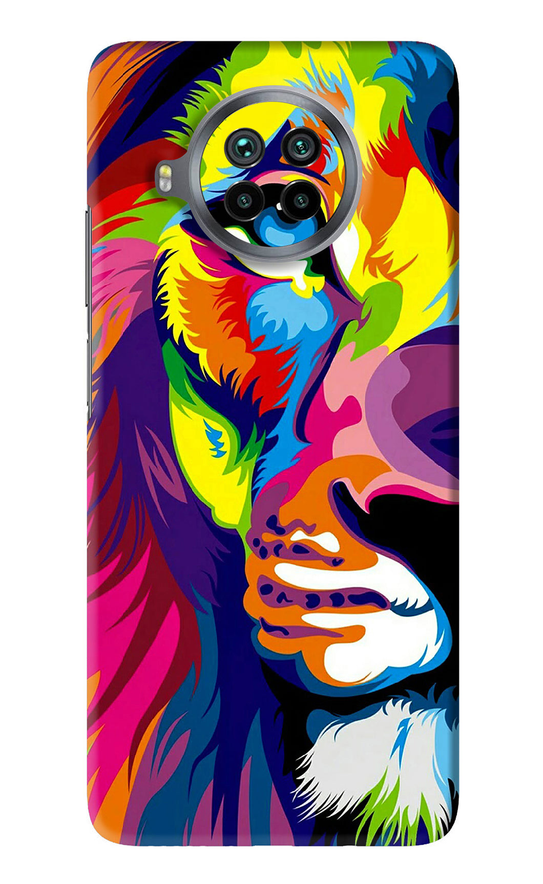 Lion Half Face Xiaomi Mi 10i Back Skin Wrap