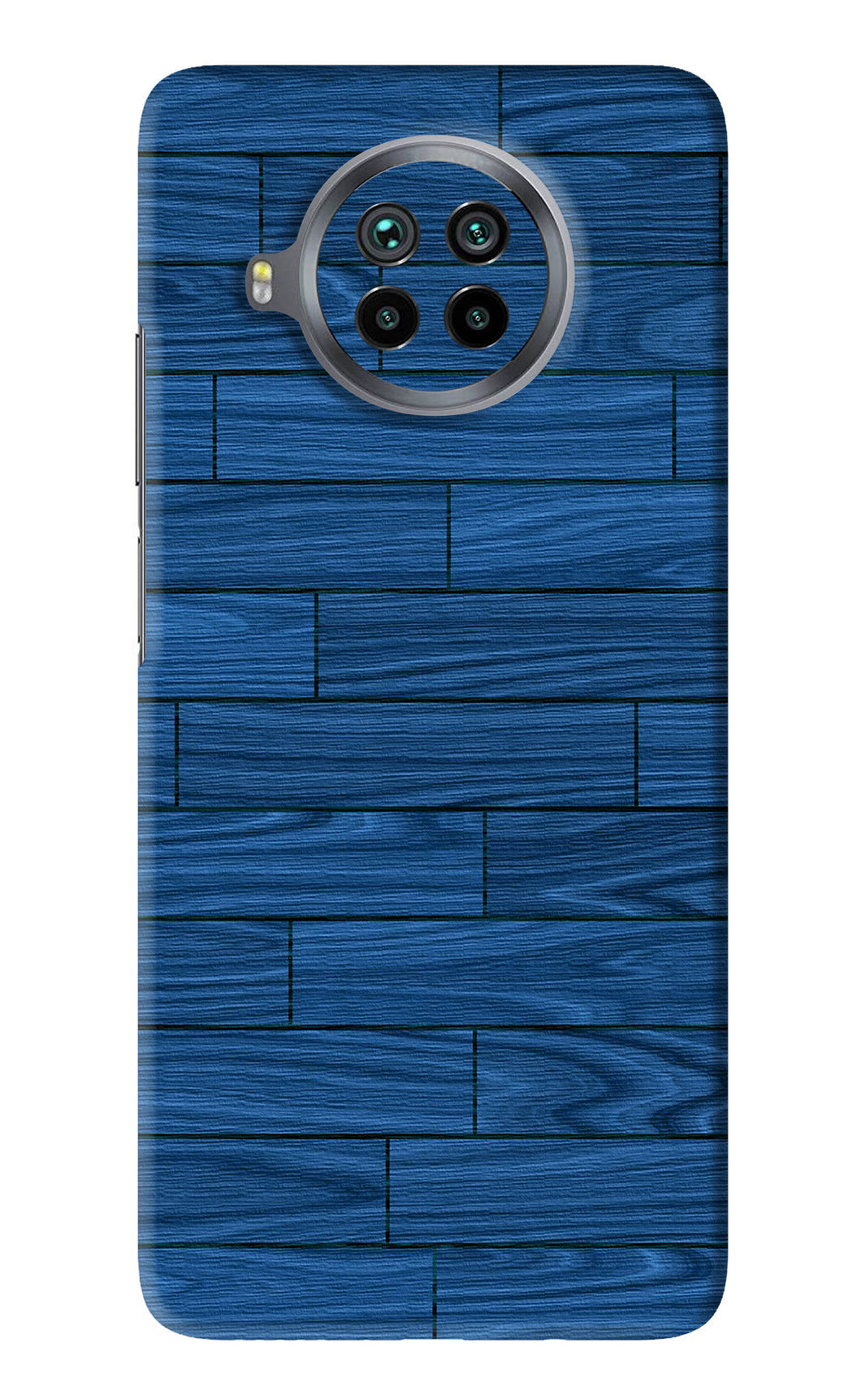 Blue Wooden Texture Xiaomi Mi 10i Back Skin Wrap