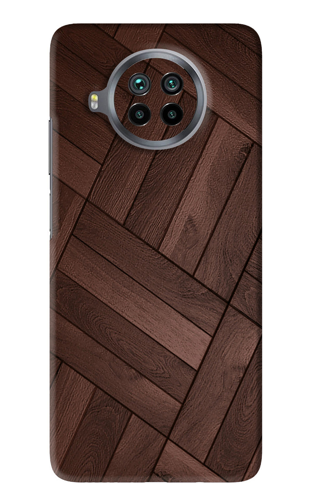 Wooden Texture Design Xiaomi Mi 10i Back Skin Wrap