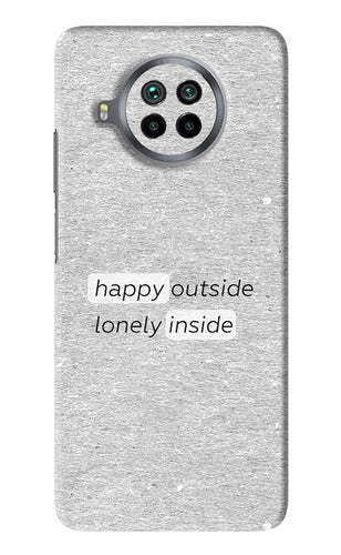 Happy Outside Lonely Inside Xiaomi Mi 10i Back Skin Wrap