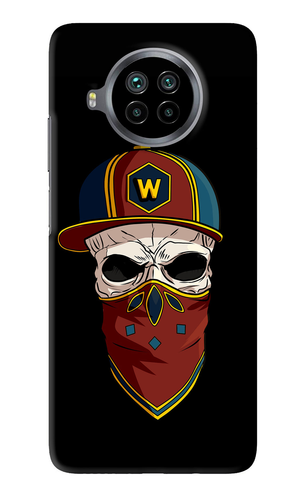 Skull Xiaomi Mi 10i Back Skin Wrap