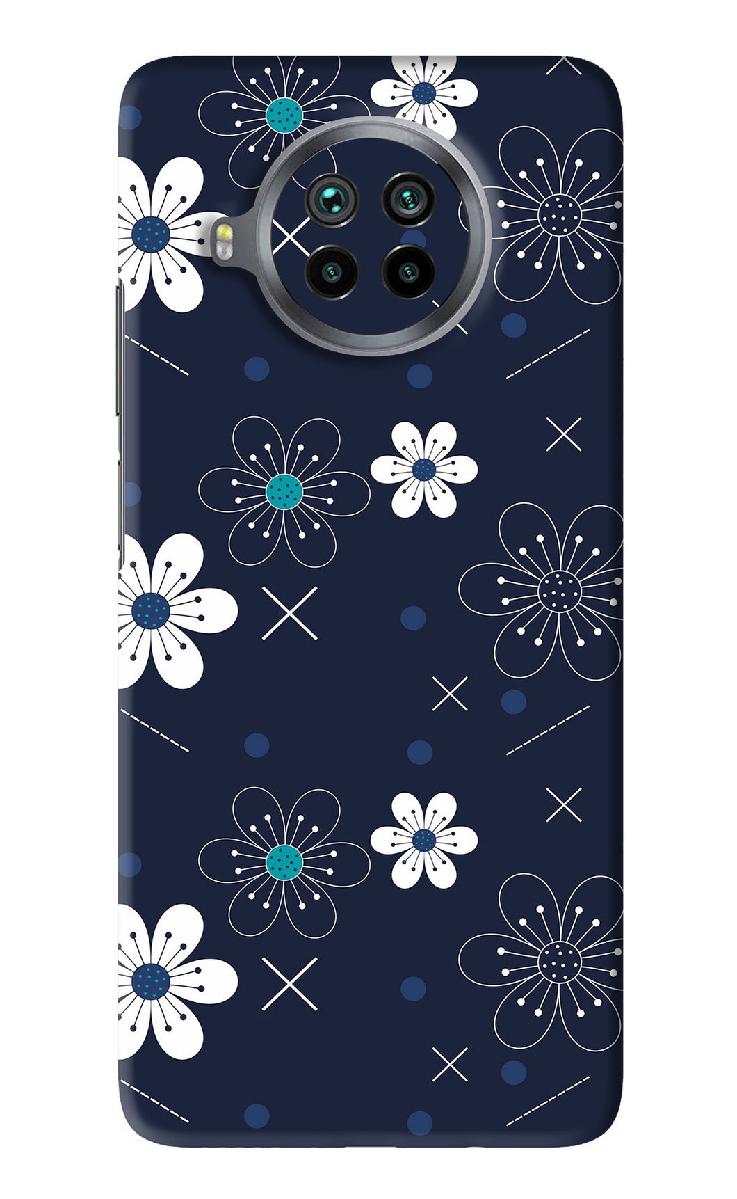 Flowers 4 Xiaomi Mi 10i Back Skin Wrap