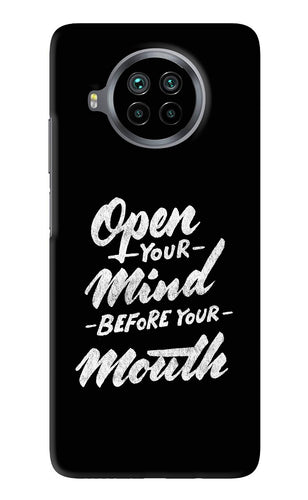 Open Your Mind Before Your Mouth Xiaomi Mi 10i Back Skin Wrap