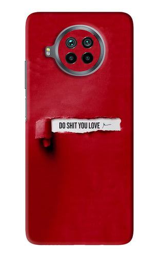 Do Shit You Love Xiaomi Mi 10i Back Skin Wrap