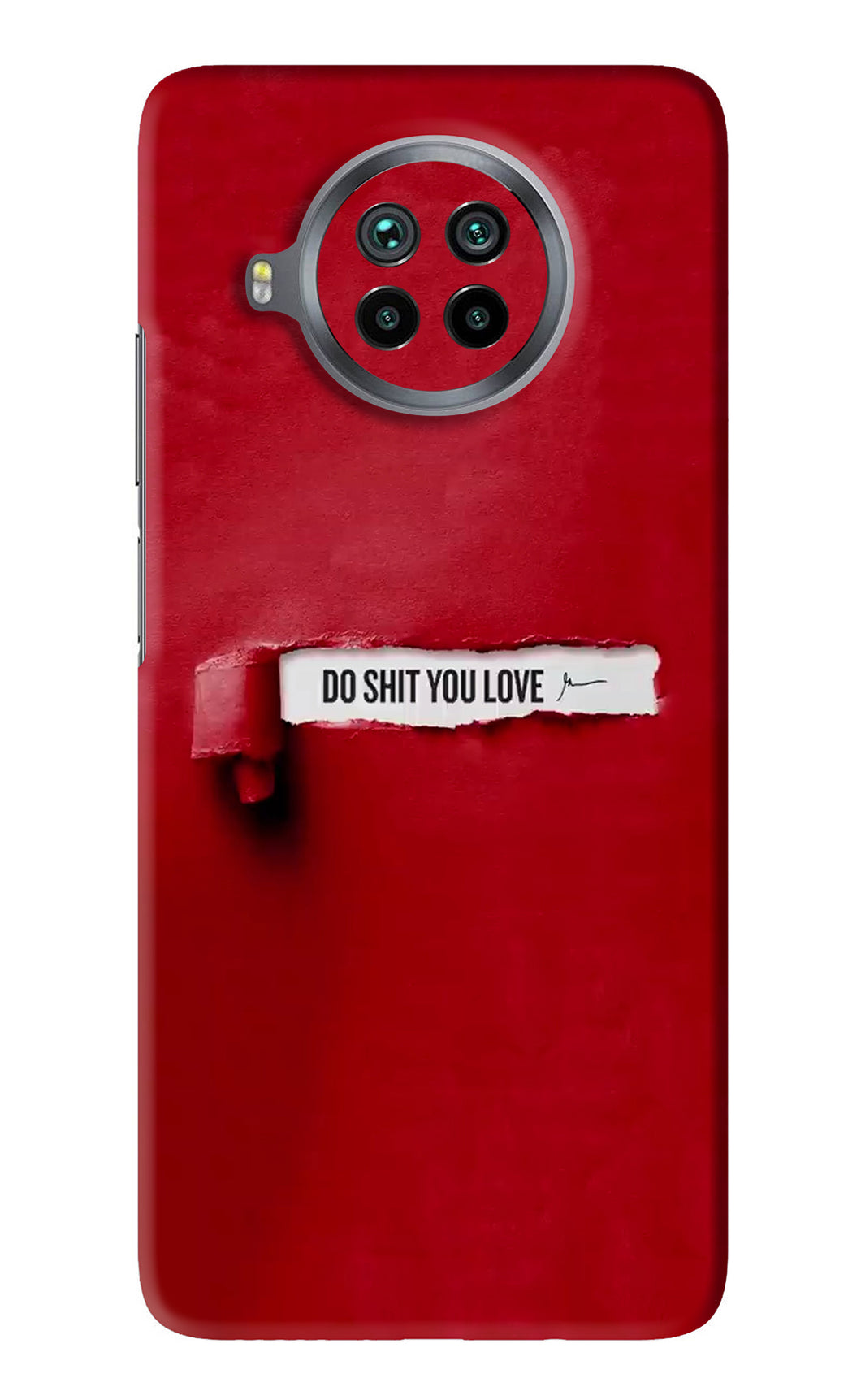 Do Shit You Love Xiaomi Mi 10i Back Skin Wrap