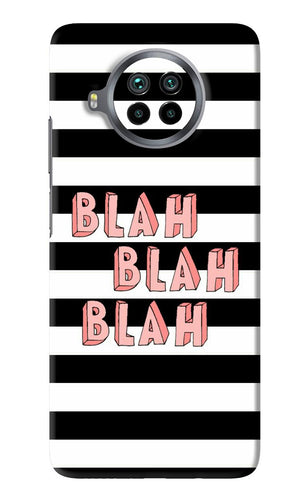 Blah Blah Blah Xiaomi Mi 10i Back Skin Wrap