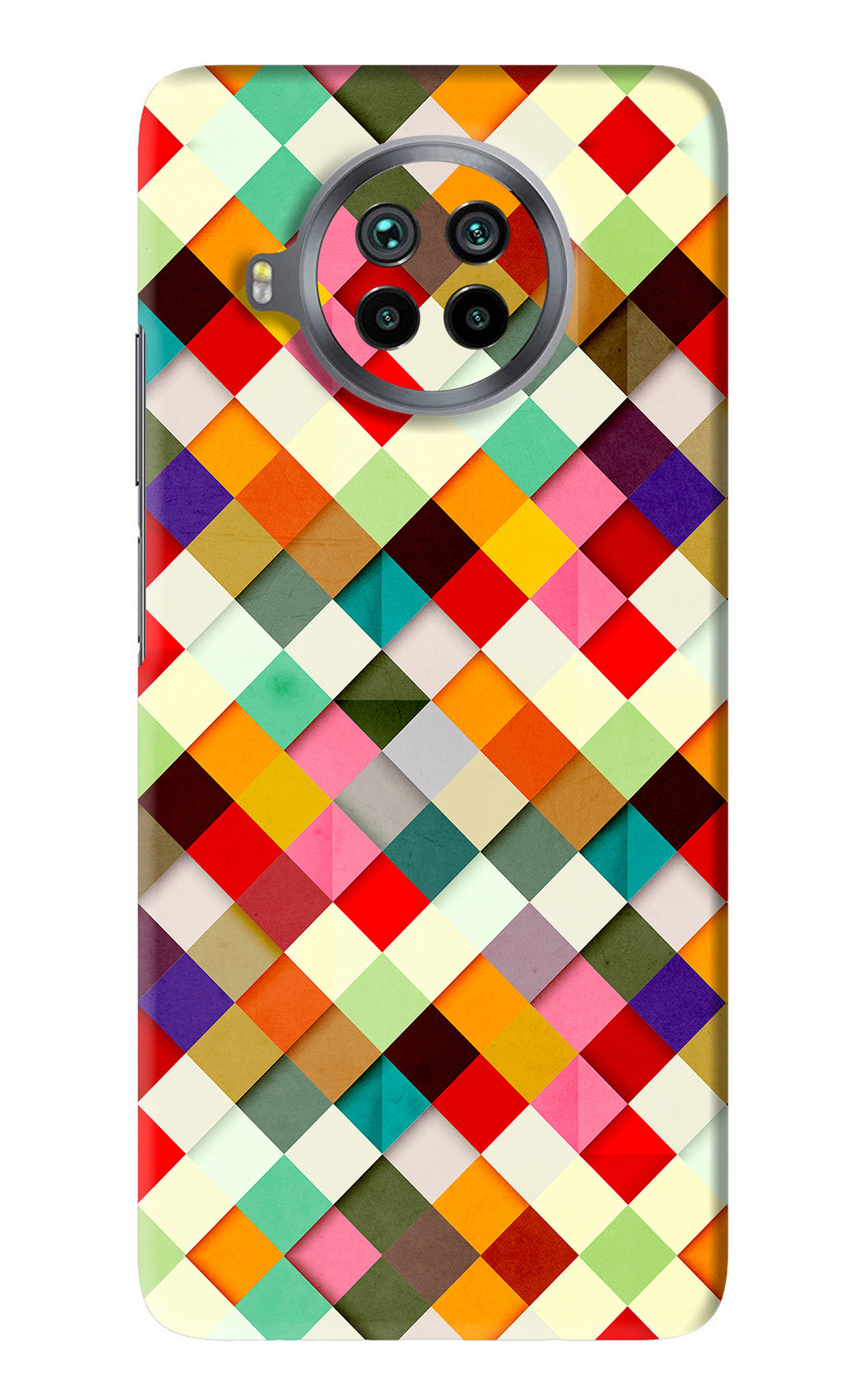 Geometric Abstract Colorful Xiaomi Mi 10i Back Skin Wrap