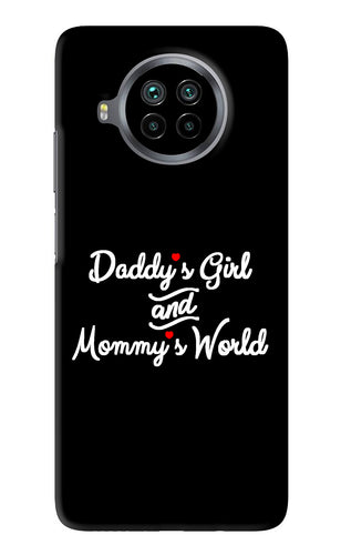 Daddy's Girl and Mommy's World Xiaomi Mi 10i Back Skin Wrap