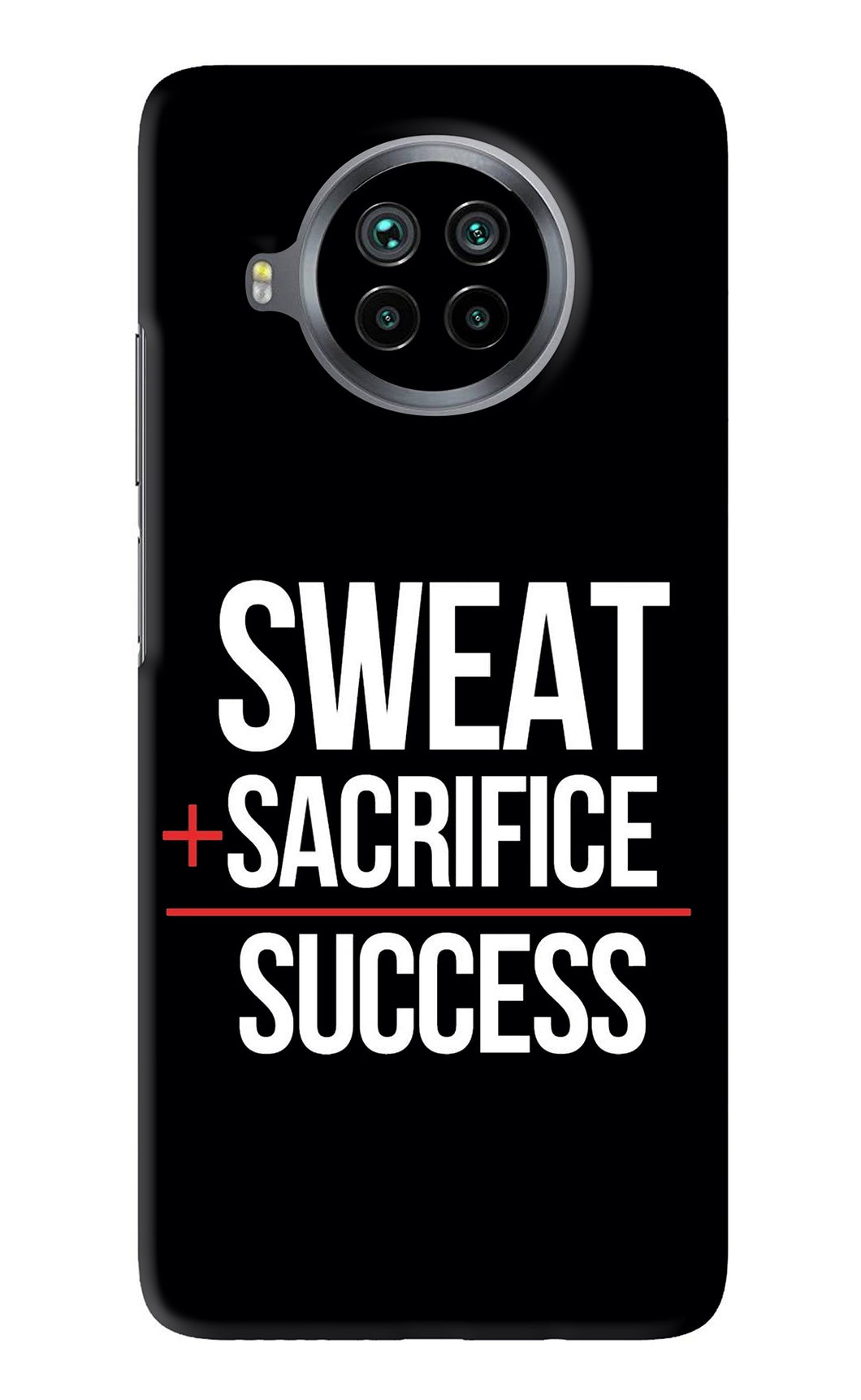 Sweat Sacrifice Success Xiaomi Mi 10i Back Skin Wrap