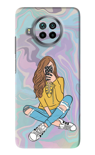 Selfie Girl Xiaomi Mi 10i Back Skin Wrap