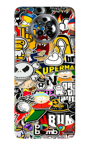 Sticker Bomb Xiaomi Mi 10i Back Skin Wrap