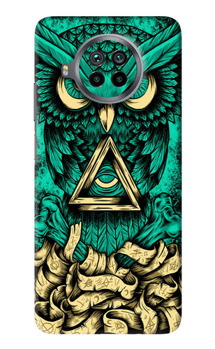 Green Owl Xiaomi Mi 10i Back Skin Wrap