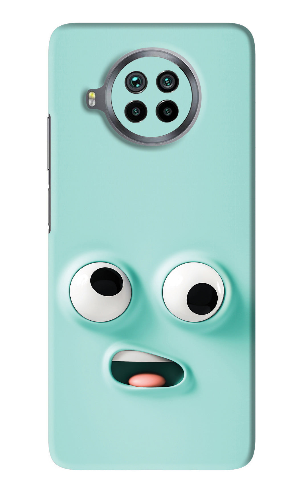 Silly Face Cartoon Xiaomi Mi 10i Back Skin Wrap