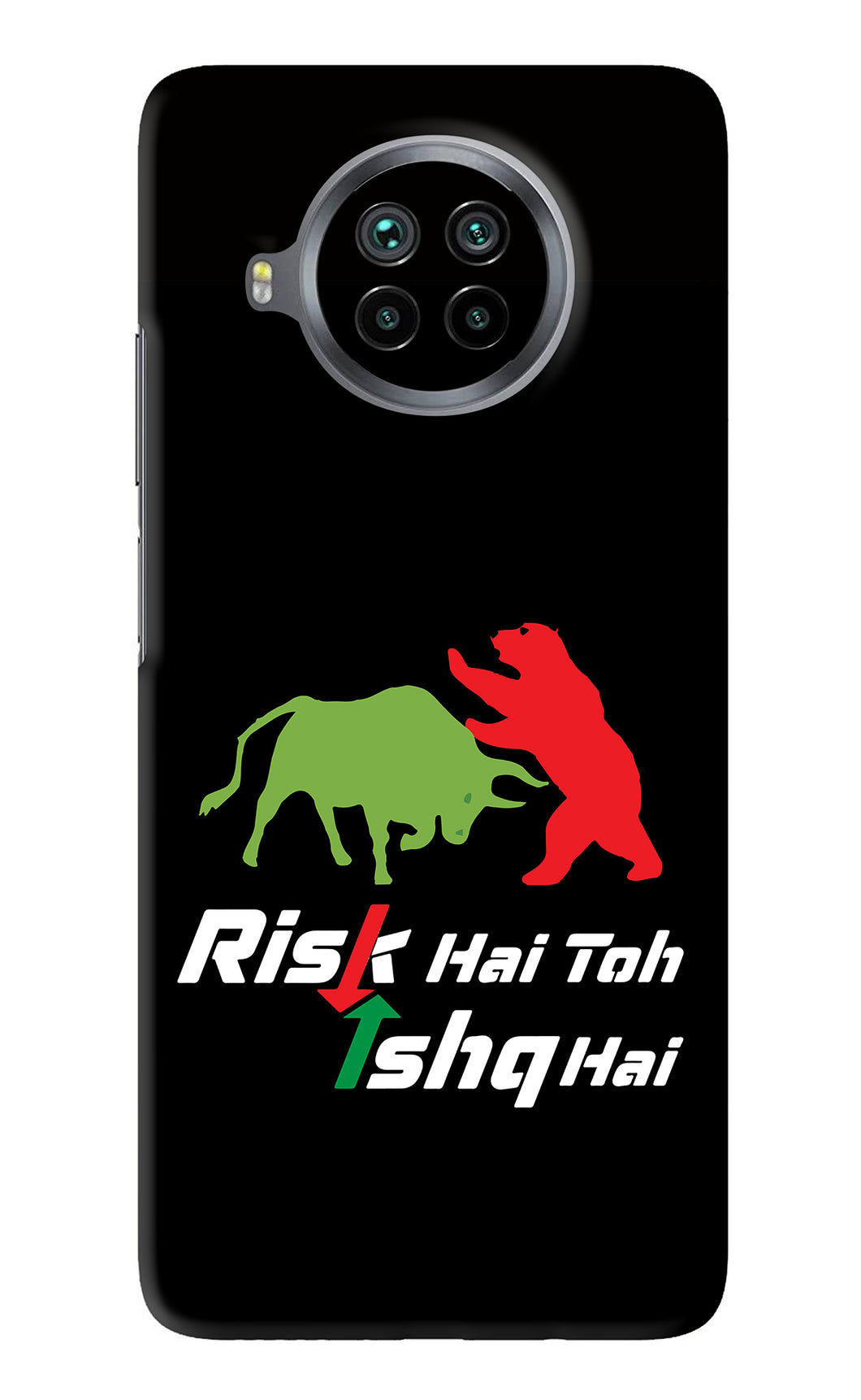 Risk Hai Toh Ishq Hai Xiaomi Mi 10i Back Skin Wrap