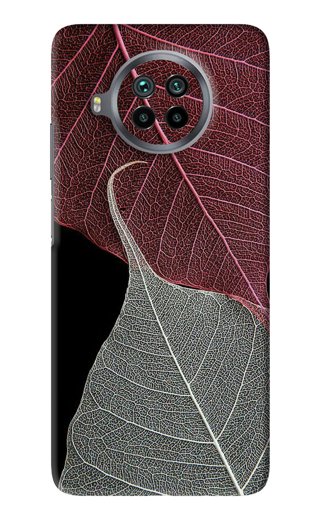 Leaf Pattern Xiaomi Mi 10i Back Skin Wrap