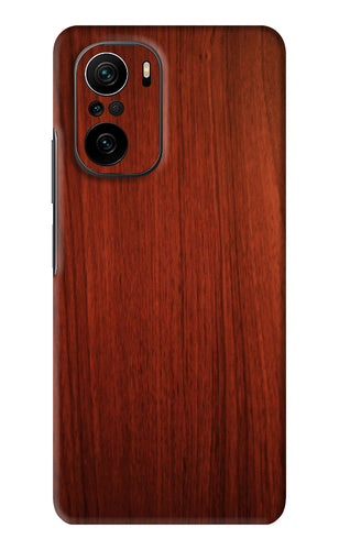 Wooden Plain Pattern Xiaomi Mi 11X Back Skin Wrap