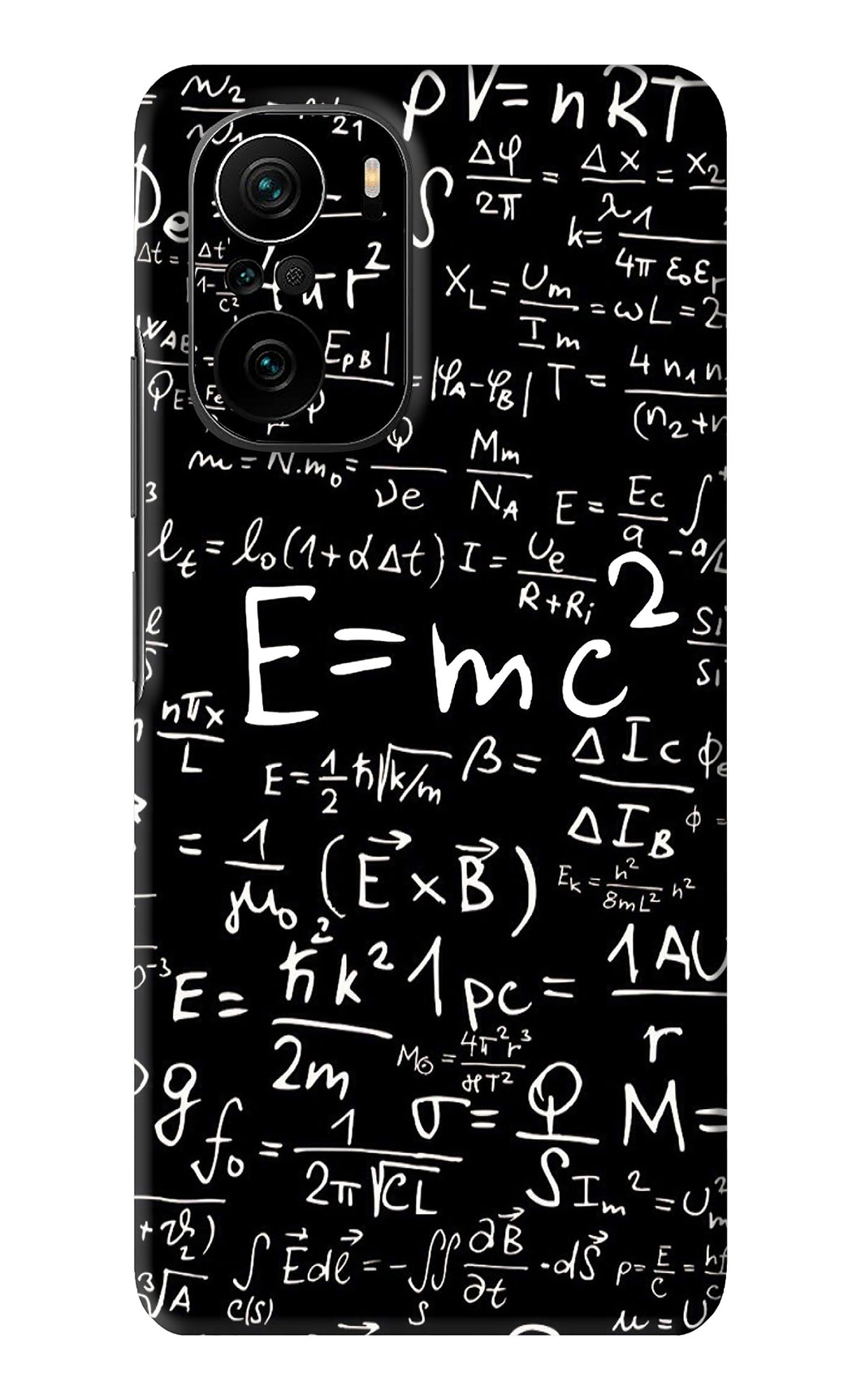 Physics Albert Einstein Formula Xiaomi Mi 11X Back Skin Wrap