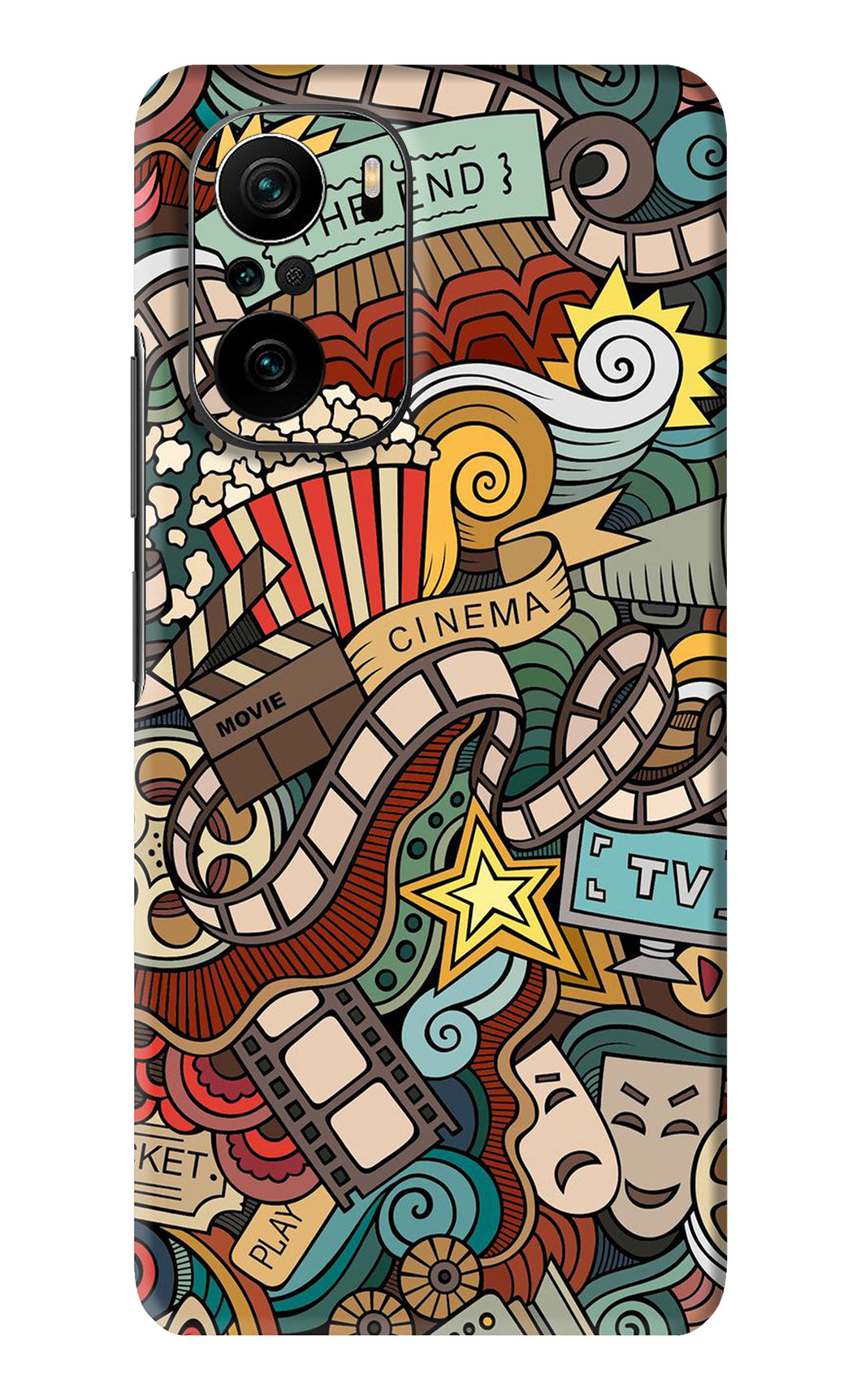 Cinema Abstract Xiaomi Mi 11X Back Skin Wrap