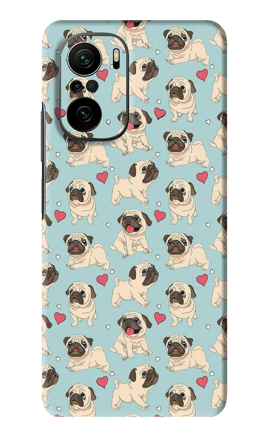 Pug Dog Xiaomi Mi 11X Back Skin Wrap