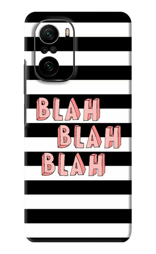Blah Blah Blah Xiaomi Mi 11X Back Skin Wrap