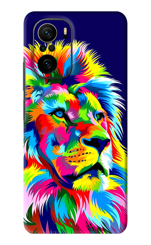 Vector Art Lion Xiaomi Mi 11X Back Skin Wrap