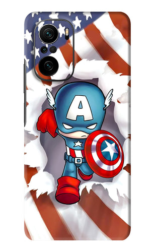 Captain America Xiaomi Mi 11X Back Skin Wrap