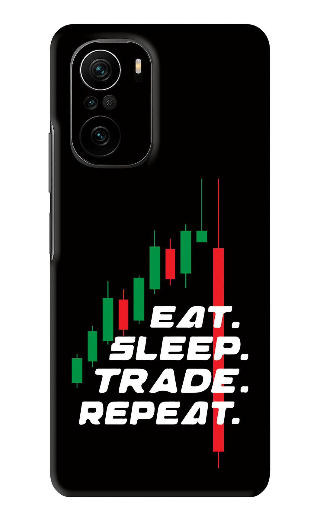 Eat Sleep Trade Repeat Xiaomi Mi 11X Back Skin Wrap
