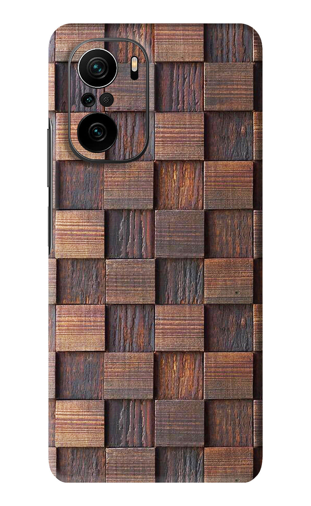 Wooden Cube Design Xiaomi Mi 11X Pro Back Skin Wrap