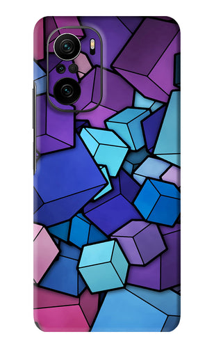 Cubic Abstract Xiaomi Mi 11X Pro Back Skin Wrap