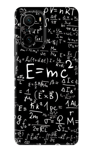 Physics Albert Einstein Formula Xiaomi Mi 11X Pro Back Skin Wrap