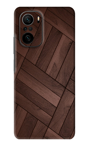 Wooden Texture Design Xiaomi Mi 11X Pro Back Skin Wrap