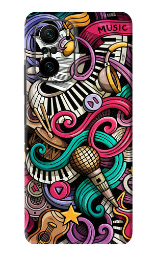 Music Abstract Xiaomi Mi 11X Pro Back Skin Wrap