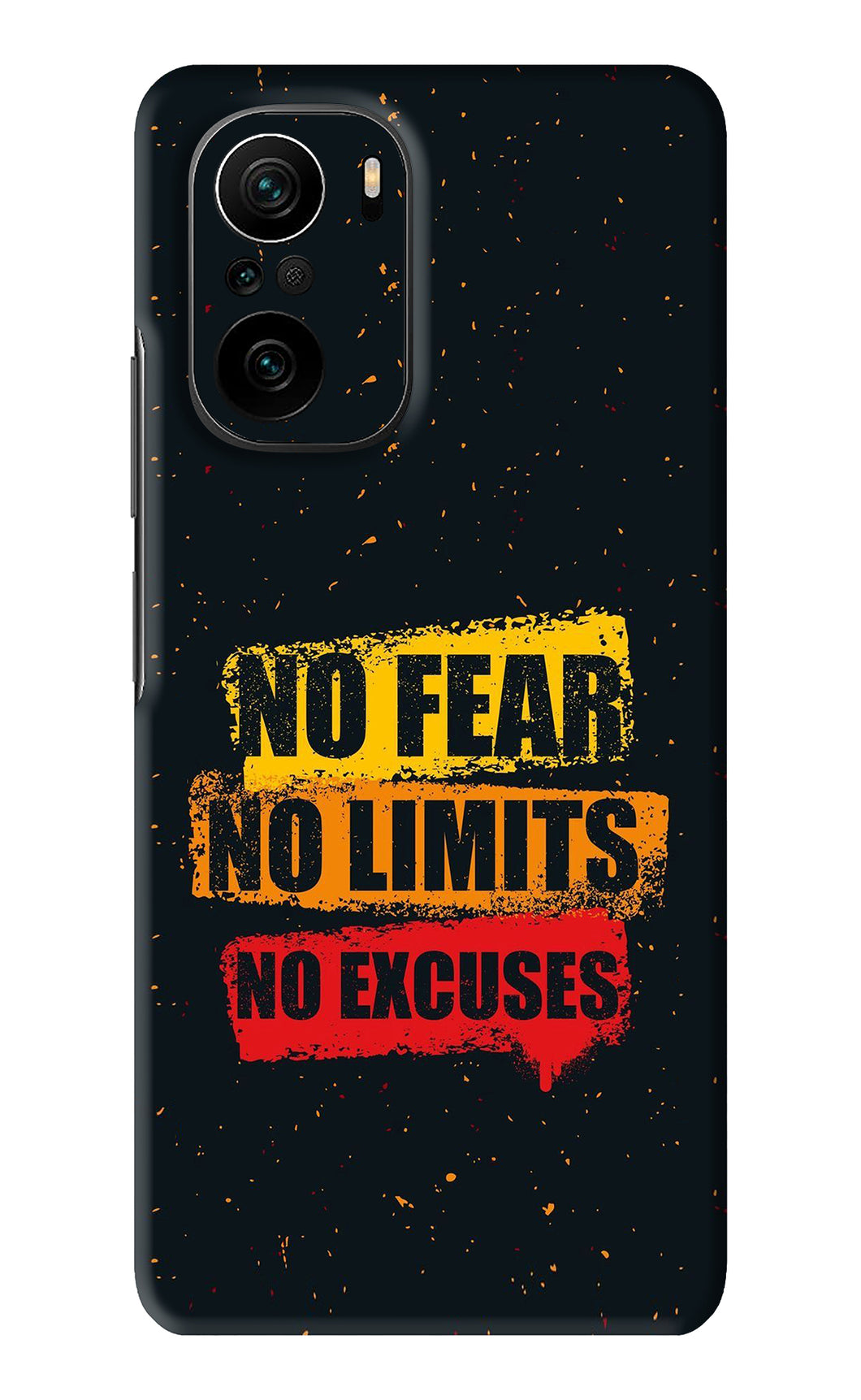 No Fear No Limits No Excuses Xiaomi Mi 11X Pro Back Skin Wrap