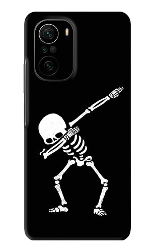 Dabbing Skeleton Art Xiaomi Mi 11X Pro Back Skin Wrap