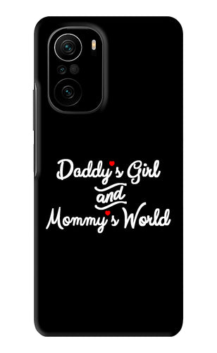 Daddy's Girl and Mommy's World Xiaomi Mi 11X Pro Back Skin Wrap