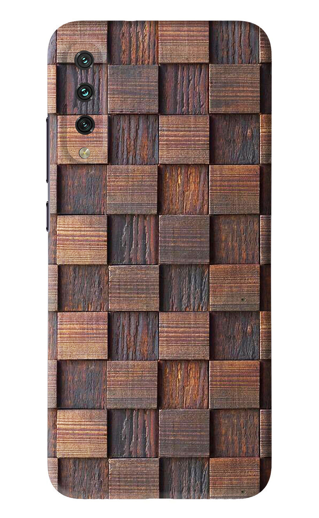 Wooden Cube Design Xiaomi Mi A3 Back Skin Wrap