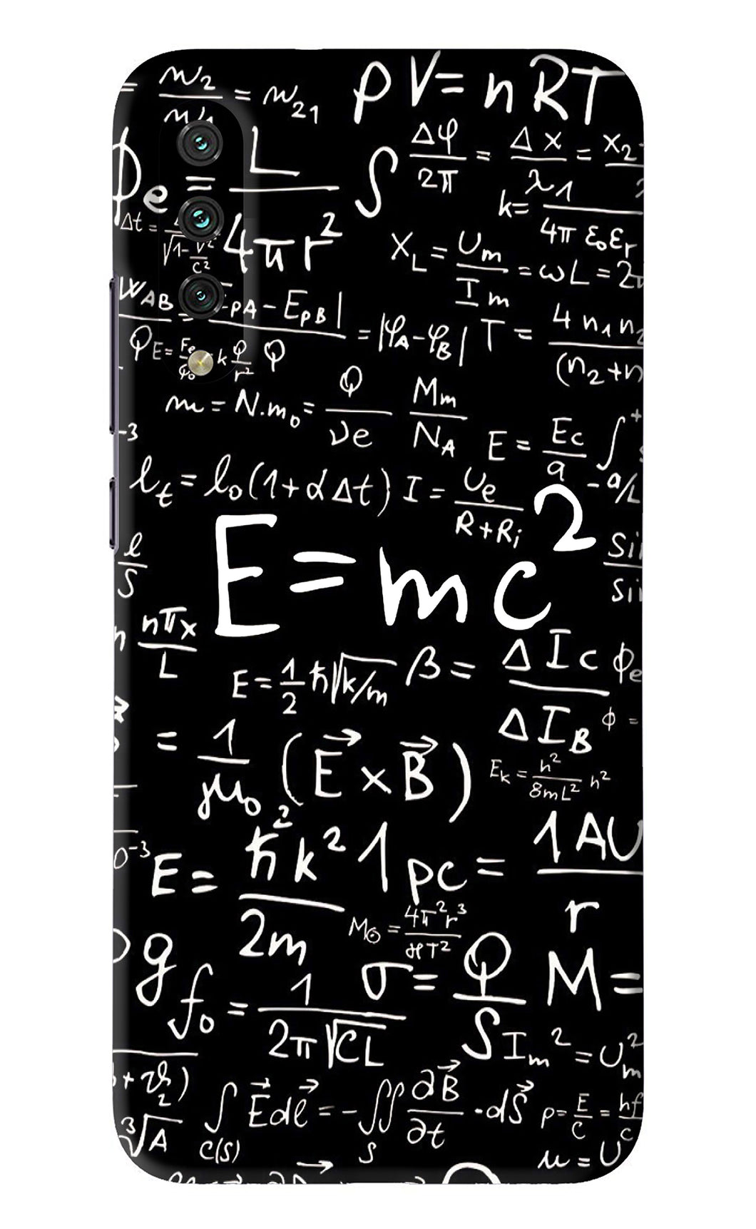 Physics Albert Einstein Formula Xiaomi Mi A3 Back Skin Wrap