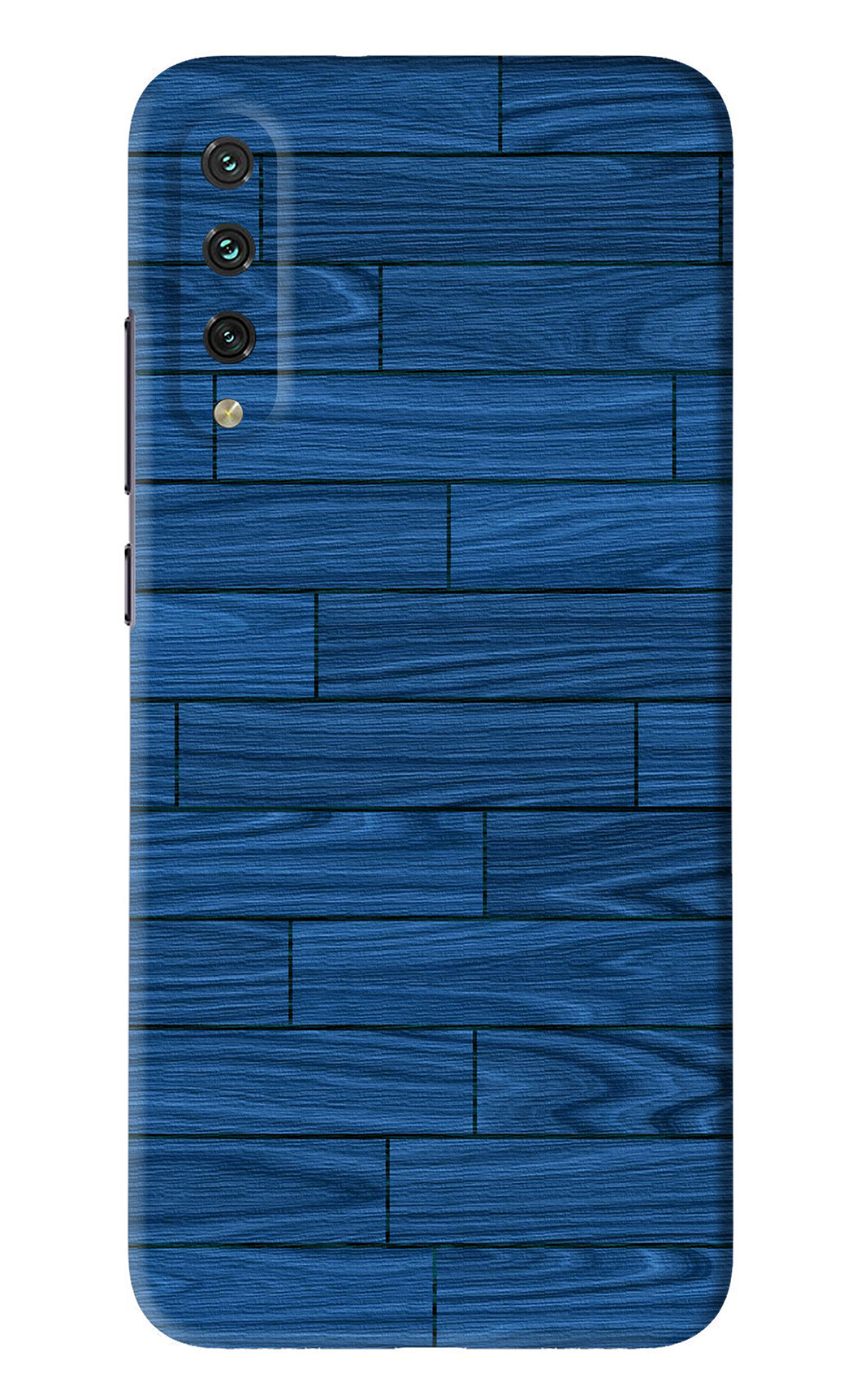 Blue Wooden Texture Xiaomi Mi A3 Back Skin Wrap
