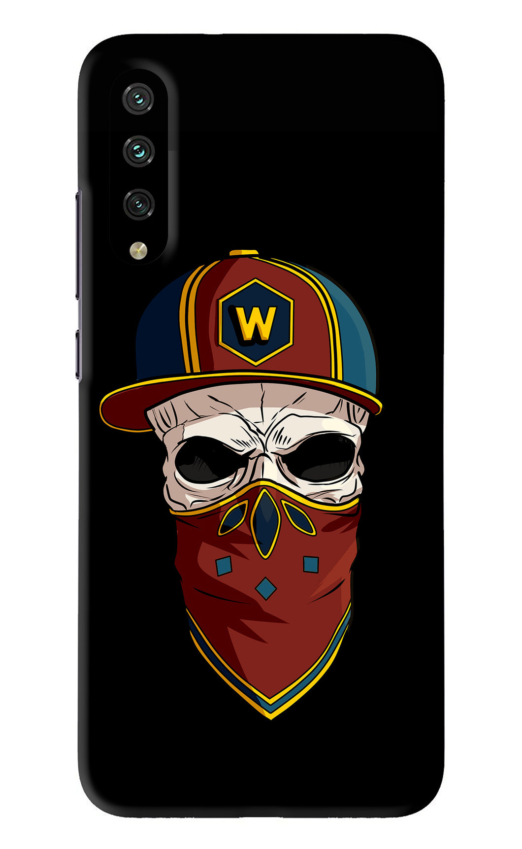 Skull Xiaomi Mi A3 Back Skin Wrap