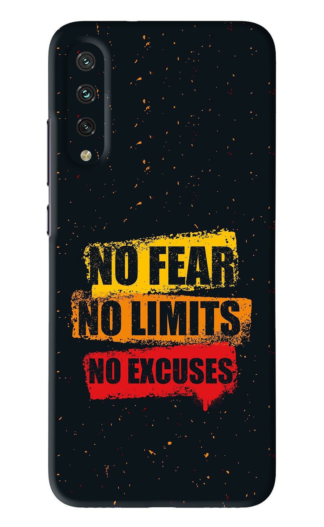 No Fear No Limits No Excuses Xiaomi Mi A3 Back Skin Wrap