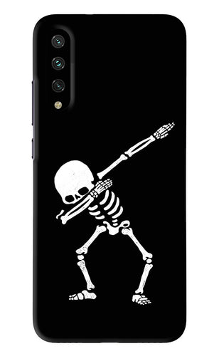 Dabbing Skeleton Art Xiaomi Mi A3 Back Skin Wrap