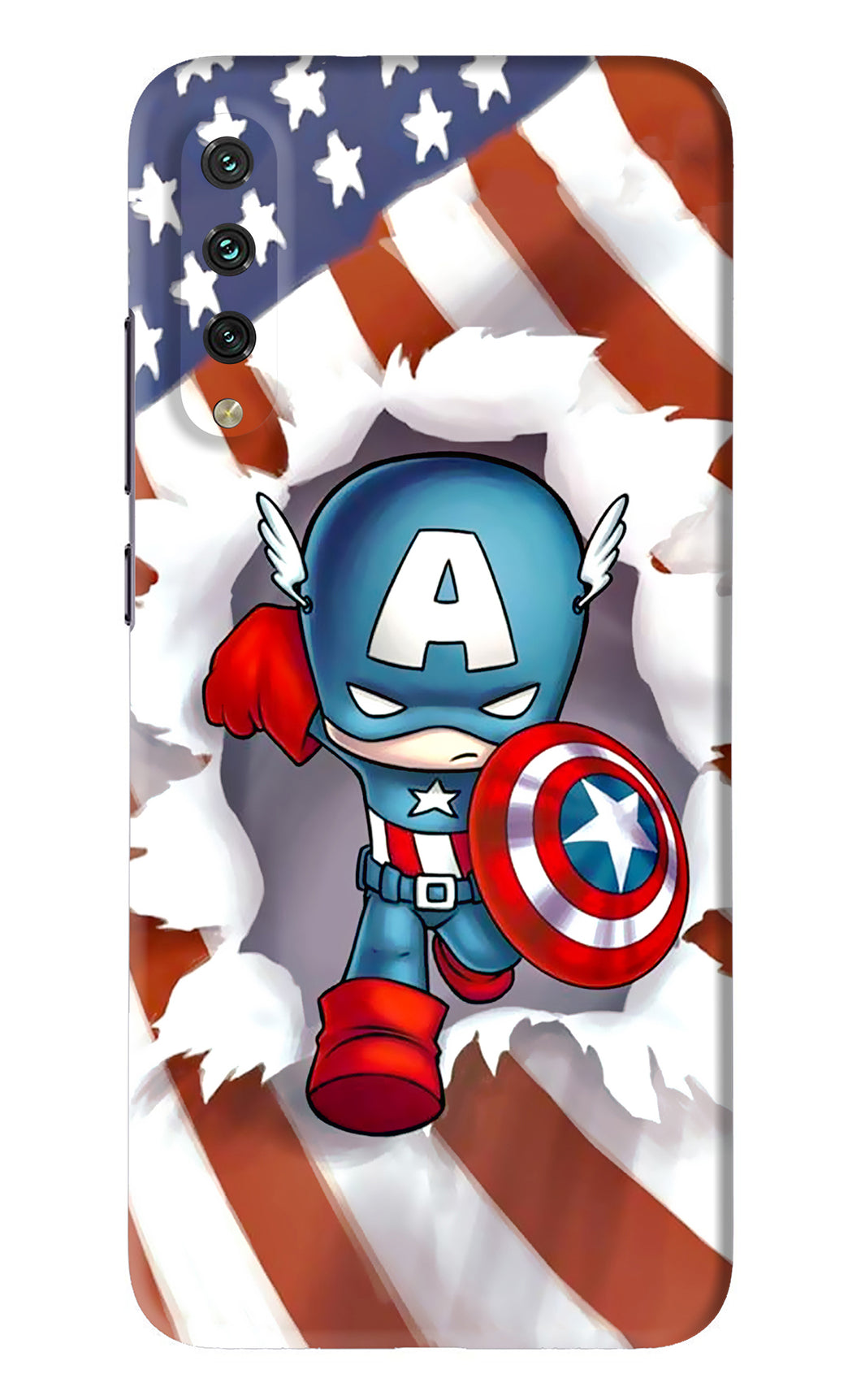 Captain America Xiaomi Mi A3 Back Skin Wrap