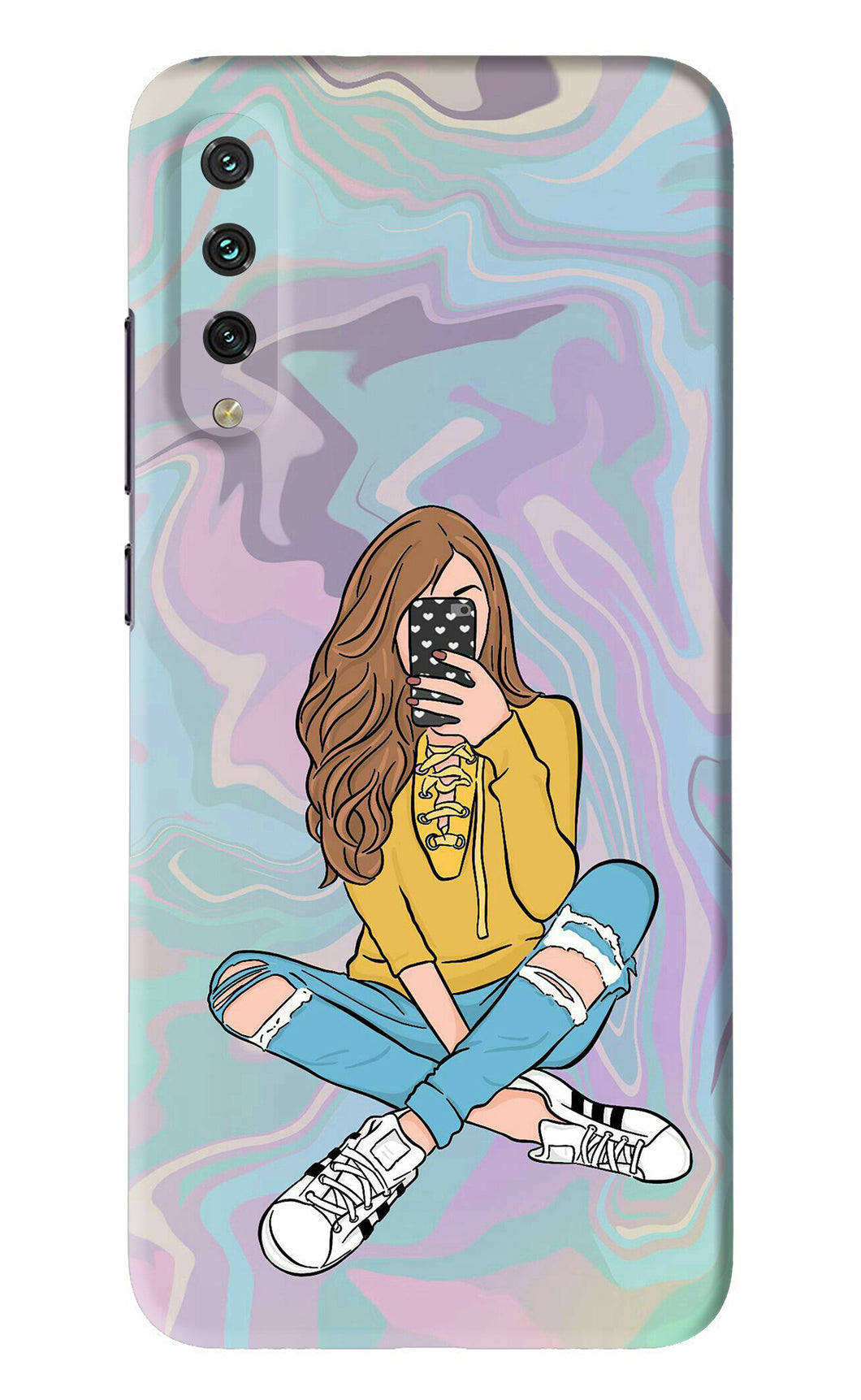Selfie Girl Xiaomi Mi A3 Back Skin Wrap
