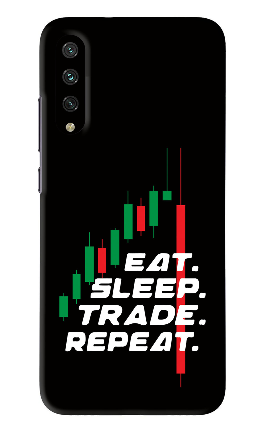 Eat Sleep Trade Repeat Xiaomi Mi A3 Back Skin Wrap